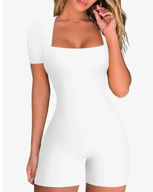 white romper / jumpsuit  thumbnail 1