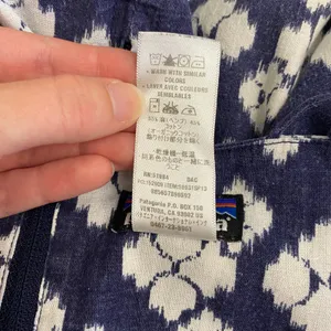 Patagonia Summertime Dress Blue and‎ White Hemp Organic Cotton Size 6 thumbnail 7