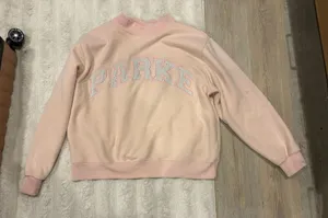 Pink PARKE Mockneck Varsity thumbnail 1