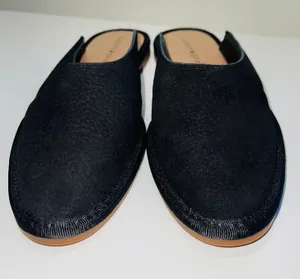 Lucky Brand Arvy Nib Black Embossed Slip-on Mules thumbnail 3