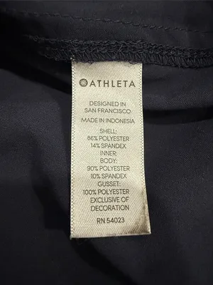 ATHLETA Navy Blue Athletic Skort w Mesh Shorts Size 6 thumbnail 11