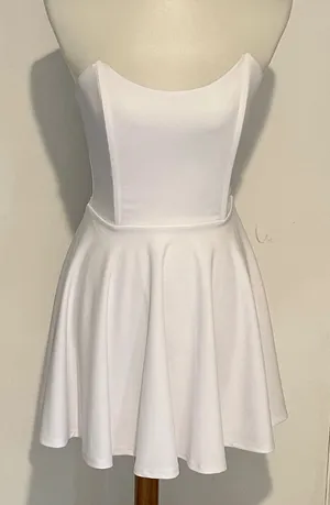 Lucy in‎ the Sky - Fit And Flare Straples Mini Dress - Size S. thumbnail 1