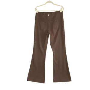 HALARA Day Stretch High Waist Flare Yoga Pant Sz XL Brown Athletic Travel Casual thumbnail 4