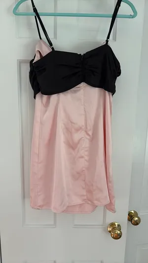 Princess Polly Mini Dress Pink and Black thumbnail 2