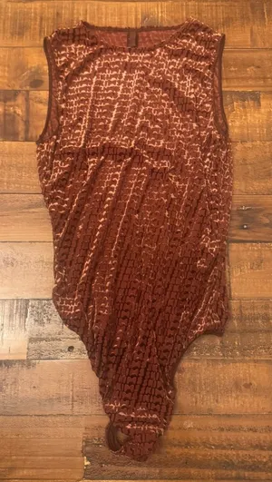 SKIMS Logo Textured‎ Bodysuit thumbnail 1