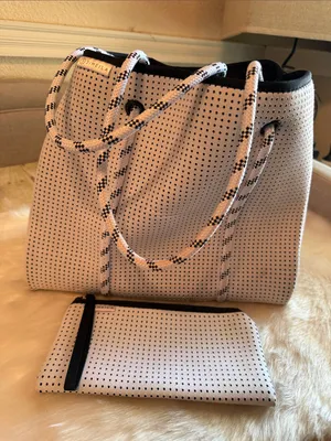 Jimeila Sporty Spice Neoprene Tote Bag and Matching Pouch thumbnail 6