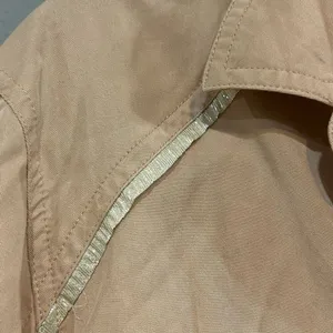 FREE PEOPLE Off Campus Button Down‎ Top in blush pink silver trim thumbnail 6