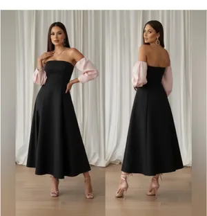 Gianni bini off the shoulder midi dress size 2 thumbnail 2
