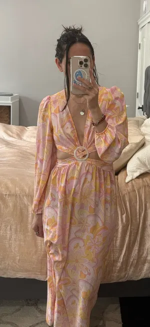 Maxi Floral Miss Selfridge beach thumbnail 1