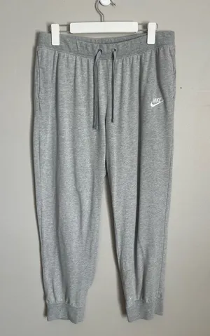 NIKE Heather Gray Joggers Sweatpants Sz L thumbnail 1