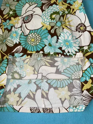 F.L.P. Halter mini bold floral print sundress backless multi colored Y2K size 14 thumbnail 5
