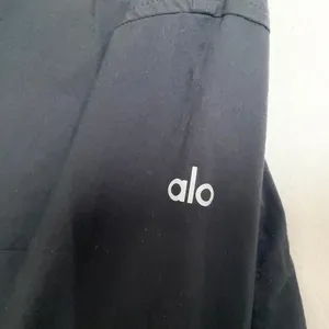 Alo Cotton Real Deal Button Up Long Sleeve Black M thumbnail 3