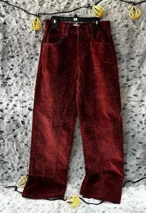 We the free risk taker high rise corduroy straight leg sz 26. Nwot thumbnail 1