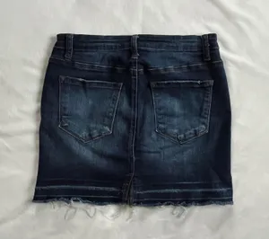 Kancan denim mini skirt frayed hem (26) thumbnail 2