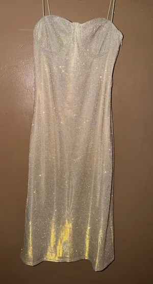 Le lis Gold sparky dress thumbnail 1
