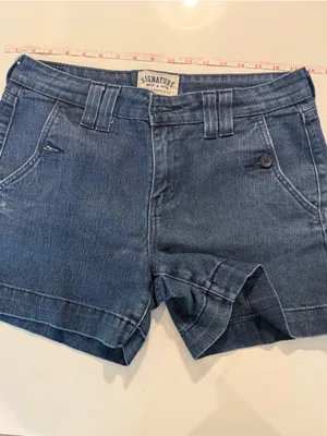 Levi’s Signature Denim Look Womens Shorts‎ Size Misses 12 thumbnail 6