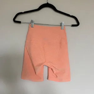 Beyond Yoga Spacedye High Waisted Biker Shorts Orange XXS Activewear Gym Workout thumbnail 2