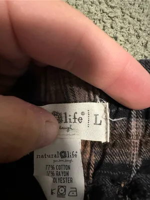 Natural Life Plaid Pants Size L thumbnail 4