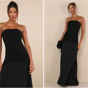 LULU's Sexy Elegant Sophisticated Prom Wedding Modern Chic Mermaid Maxi Dress thumbnail 3