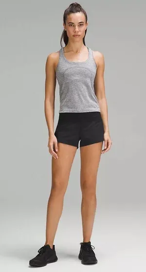 NEW Lululemon Speed Up Shorts Black High Waisted Athletic Running Shorts Size 10 thumbnail 5