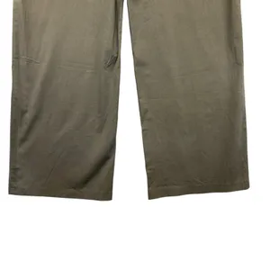 WHITE FOX Olive Green Wide Leg‎ Pants Tie Waist Drawstring Cargo Style thumbnail 7