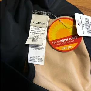 NWT L.L. Bean Women's Swim Bikini Bottom Solid Black Classic Size 14 REG thumbnail 4
