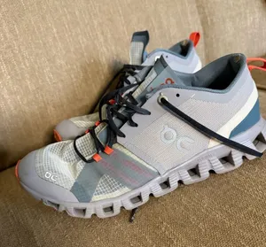 On Running Cloud X Shift Women's 10.5 Alloy Red Gray Athletic Training Shoes thumbnail 1