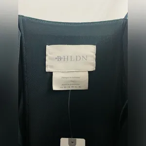BHLDN Luella Emerald Green Strapless Velvet Side Slit Maxi Dress XS thumbnail 13