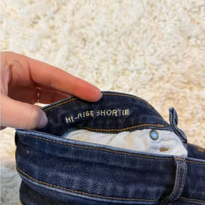 American Eagle Outfitters Blue Distressed Jean Shorts thumbnail 5