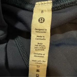 Lululemon InStill High Rise Crop 23 Leggings 8 True Navy SmoothCover thumbnail 6
