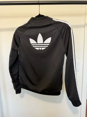 Adidas Zip-Up Jacket Black thumbnail 2