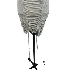 Urban Outfitters‎ Lioness Eyes For You Ruched Mini Dress Short Sleeve Gray XS thumbnail 6