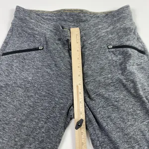 Orvis Pants Womens Small Gray Heather Active Yoga Straight Leg Zip Pockets Gym thumbnail 5