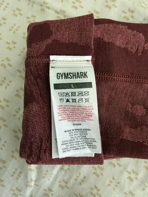 Gymshark Adapt Seamless Camo Leggings - Red thumbnail 4