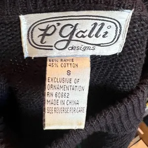Vintage P'Galli Christmas‎ Sweater thumbnail 7