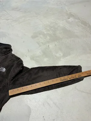 The North Face Dark Brown Plush Full-Zip Fleece Jacket small thumbnail 3