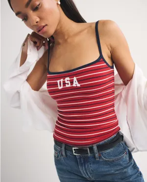 Abercrombie & fitch bra free 90s USA tank top thumbnail 2