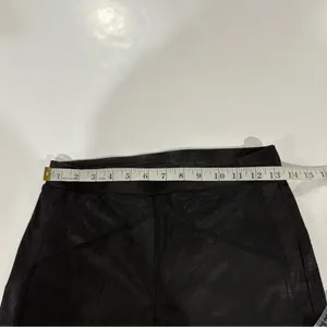 Free People Black Midnight Vegan Suede Skinny‎ Pants Size XS thumbnail 10