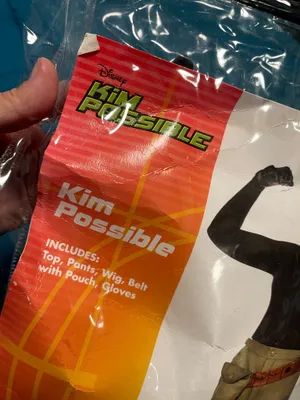 Spirit Halloween Womens Kim impossible costume L 12/14 thumbnail 4