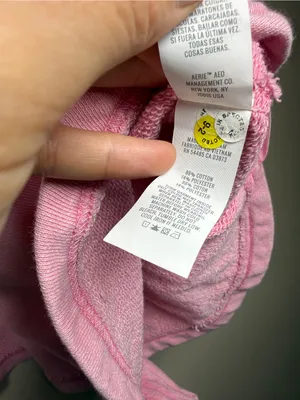 Aerie Lumber Jane Pink Terry Cloth Cotton Button Up Shacket - Size S thumbnail 7