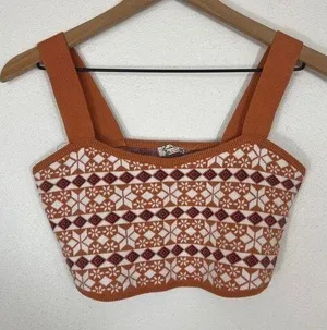 Free People Sweater Crop Top thumbnail 1