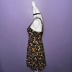 NWT Boutique Black Floral Mini Dress thumbnail 8