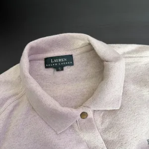 Ralph Lauren Waffle Knit Shirt Button Up Shacket Womens S Quiet Luxury Crest thumbnail 3