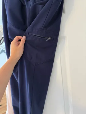 FIGS Navy High-Waisted Jogger Scrub Pants thumbnail 3