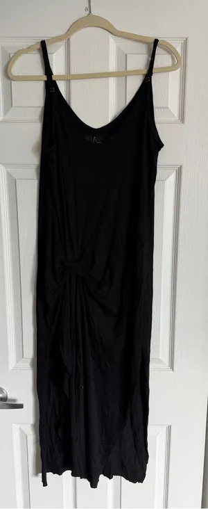 Area Star Knotted Black Maxi Dress thumbnail 1