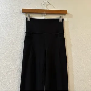 Athleta Salutation Stash Flare Pant Ribbed‎ Leggings Women's Black Size XS thumbnail 5