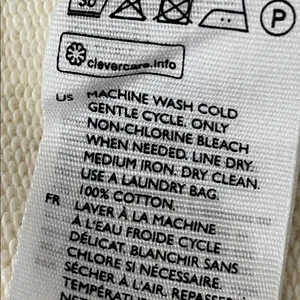 COS Cream Mix Media Textured Sweatshirt thumbnail 5