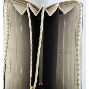 Gucci GG Two Tone Hardware Cream Leather Zip Around Wallet thumbnail 7