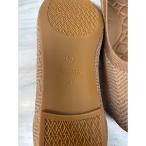 VIVAIA Claire Round Toe Flats NEW Size 43 US 11 Knit Chevron Slip On thumbnail 10