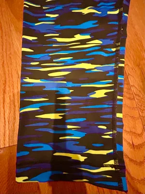 Nike Pro Haze Compression Capri dry fit Legging 729415-480 blue,black,neon green thumbnail 12